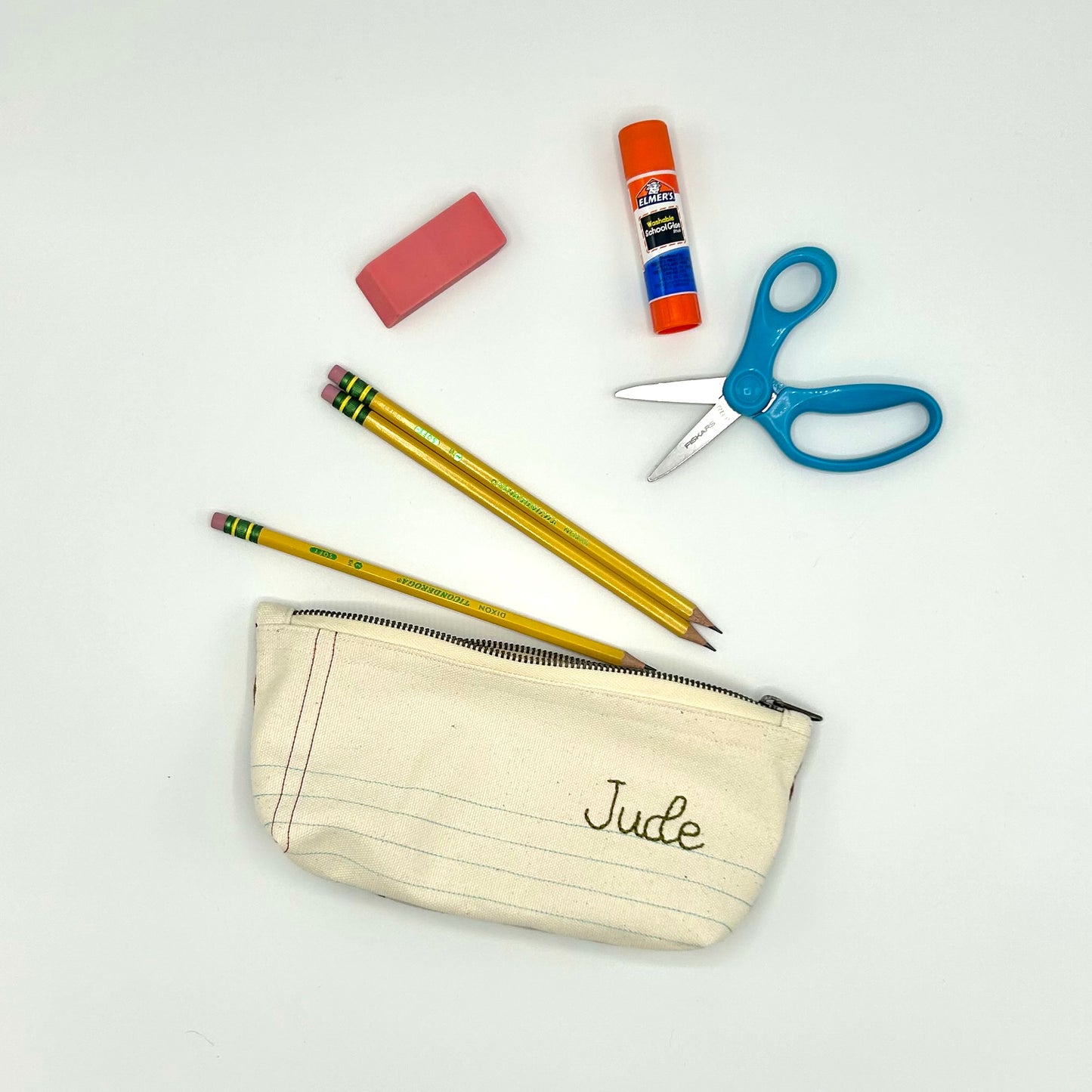 PERSONALIZED NOTEBOOK PENCIL POUCH