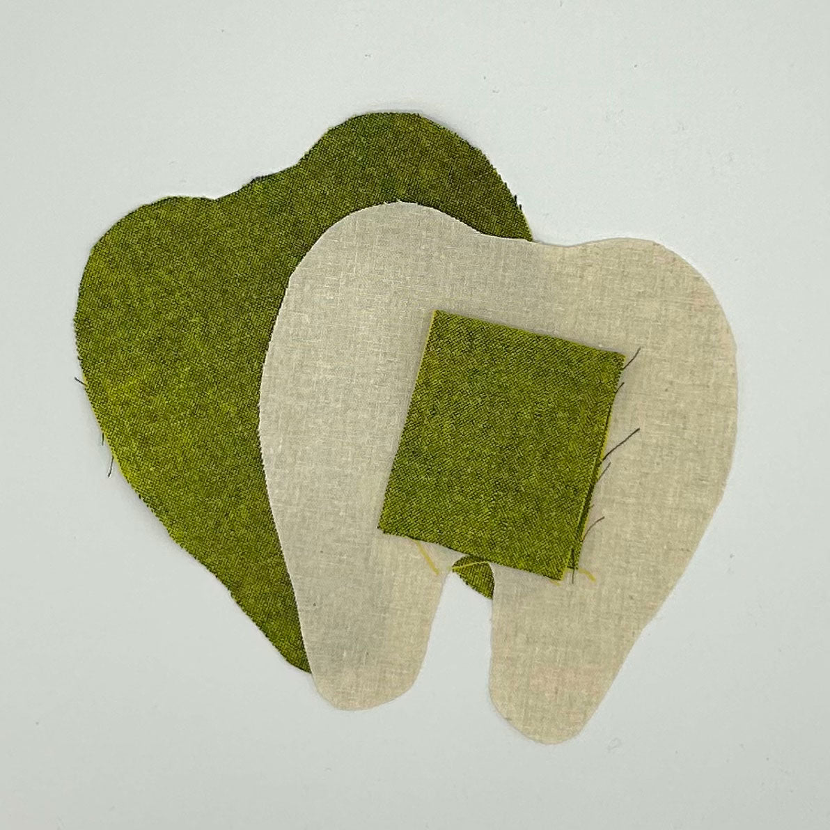 MONOGRAMMED TOOTH PILLOWS