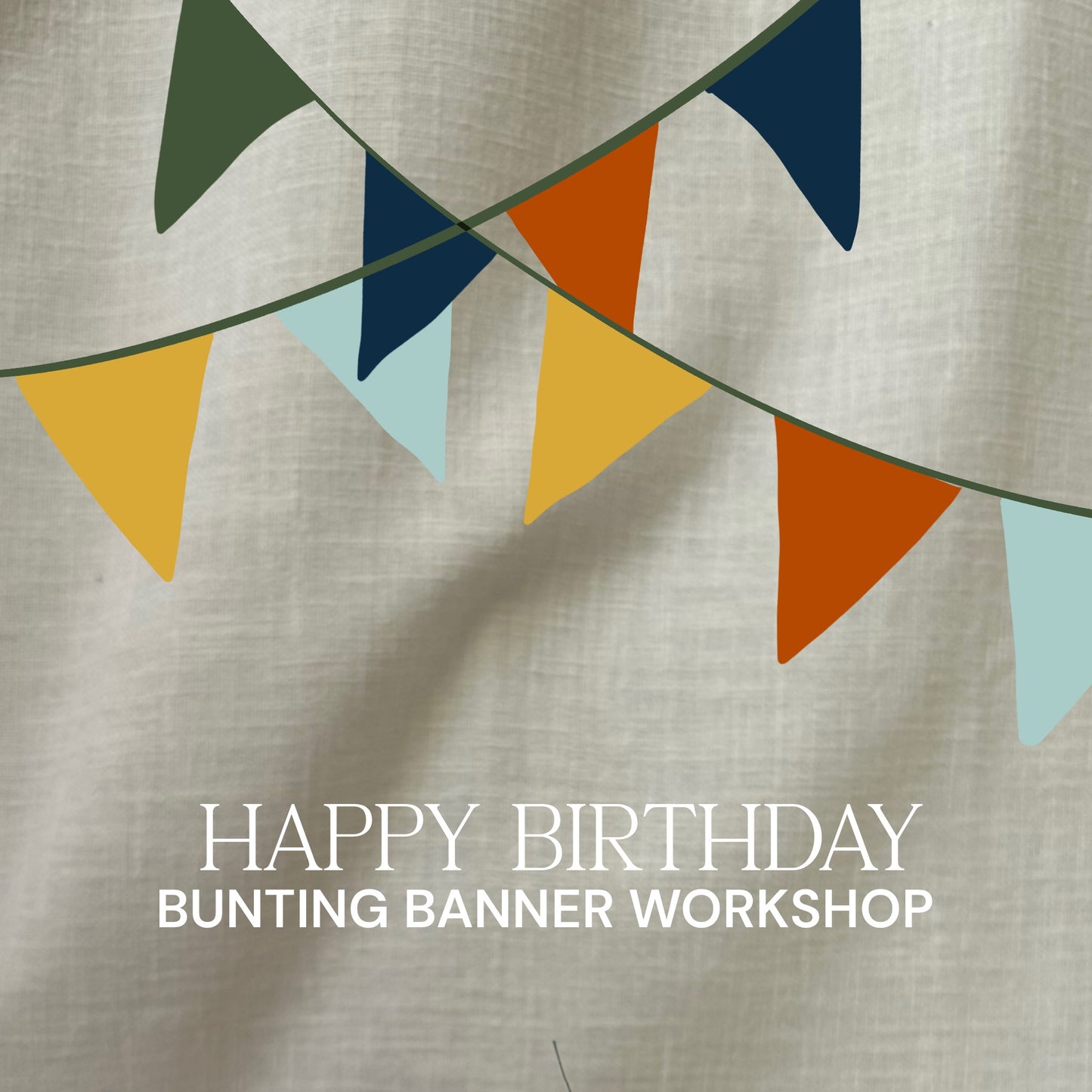 OCTOBER 3RD: HAPPY BIRTHDAY BUNTING BANNER