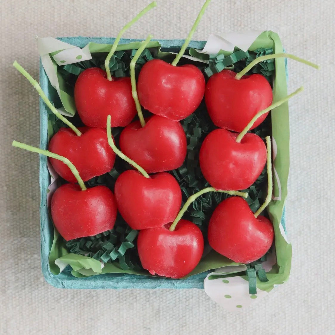 CHERRY BEESWAX BIRTHDAY CANDLES