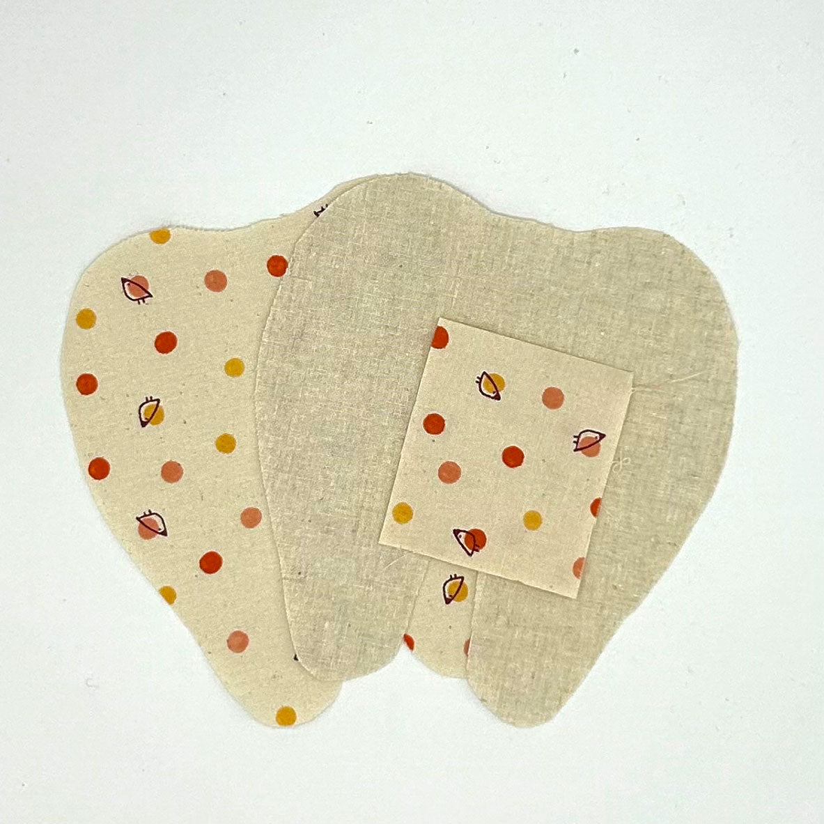 MONOGRAMMED TOOTH PILLOWS