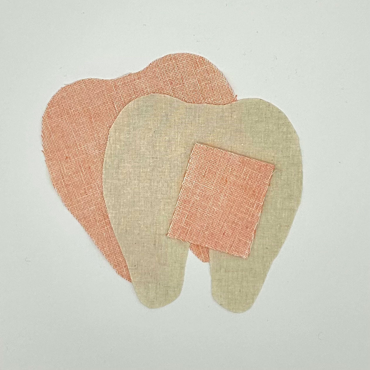 MONOGRAMMED TOOTH PILLOWS