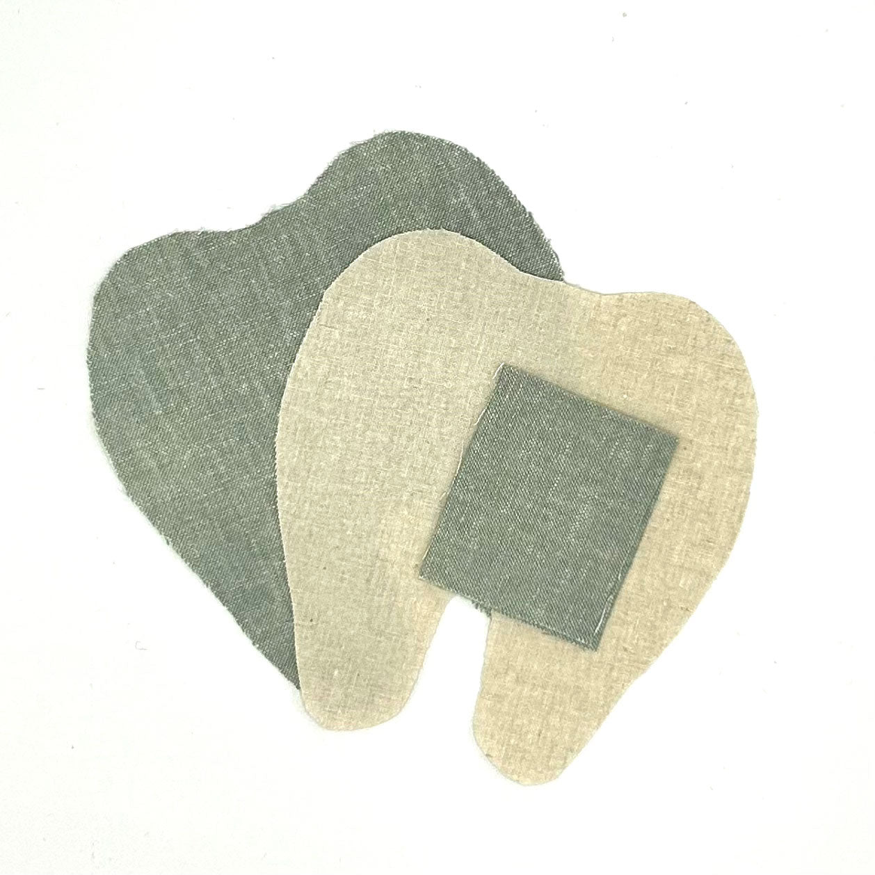 MONOGRAMMED TOOTH PILLOWS