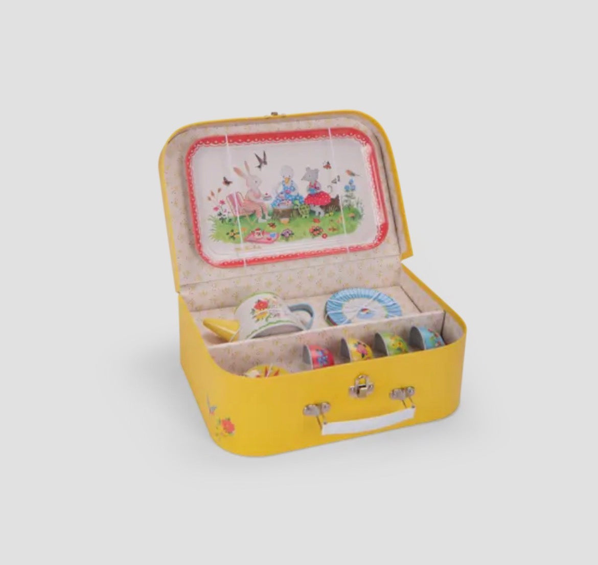 METAL TEA PARTY SET, THE BIG FAMILY