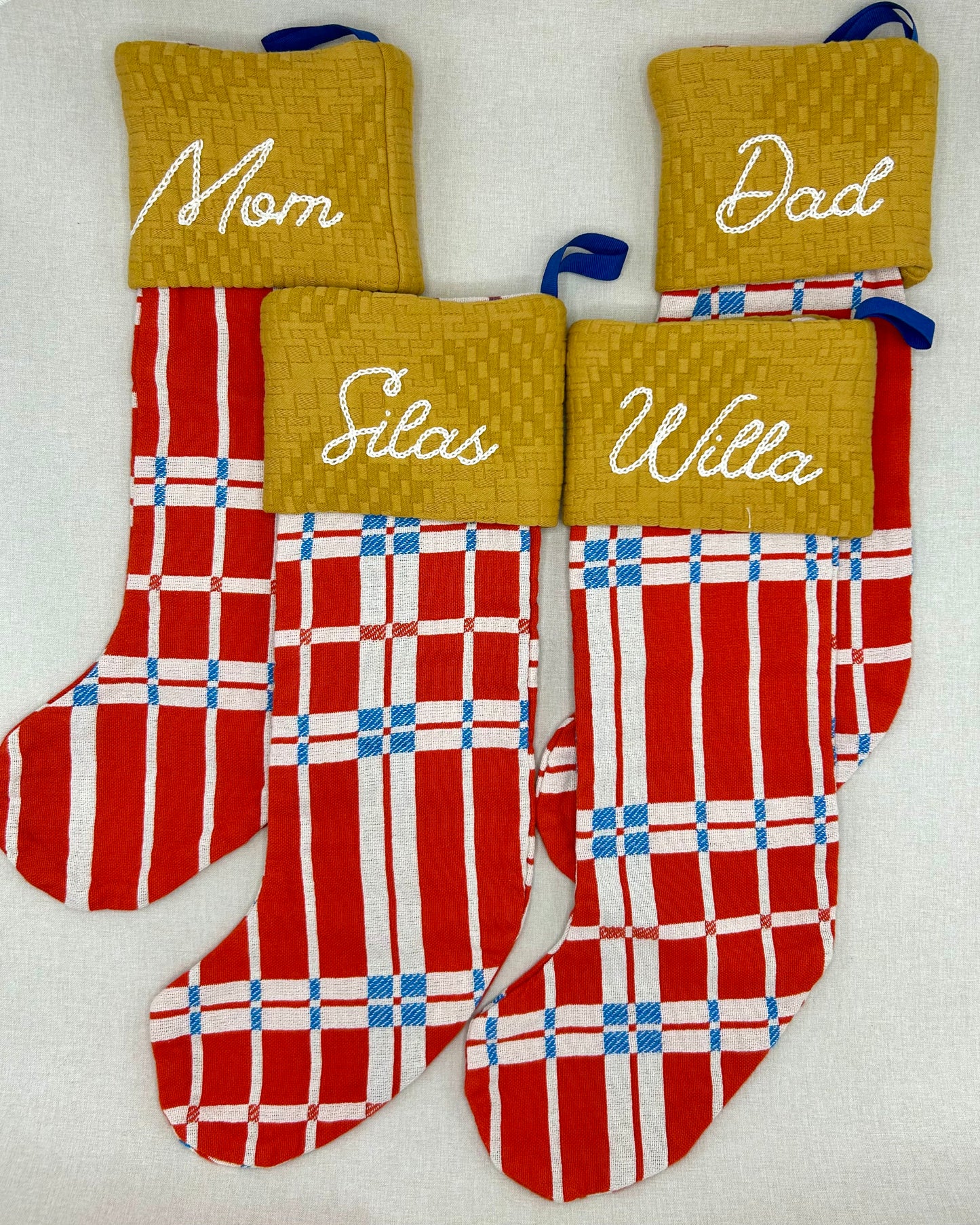 HAND EMBROIDERED STOCKING SERVICE