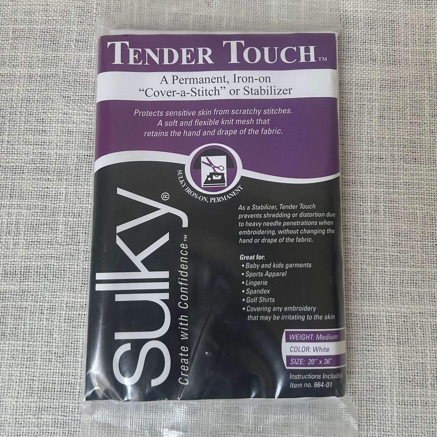 SULKY TENDER TOUCH STABILIZER