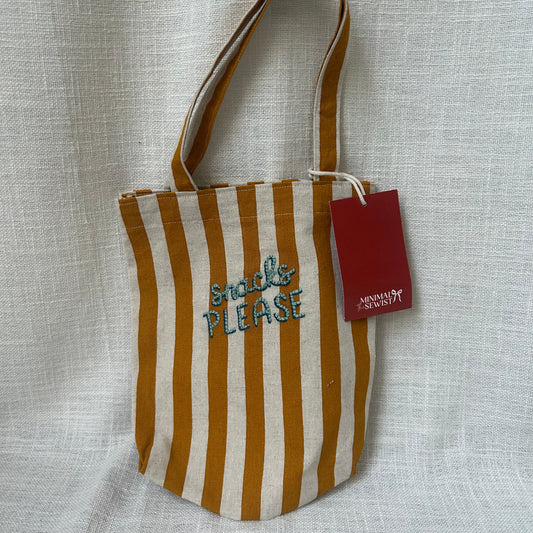 SNACKS PLEASE TINY TOTE