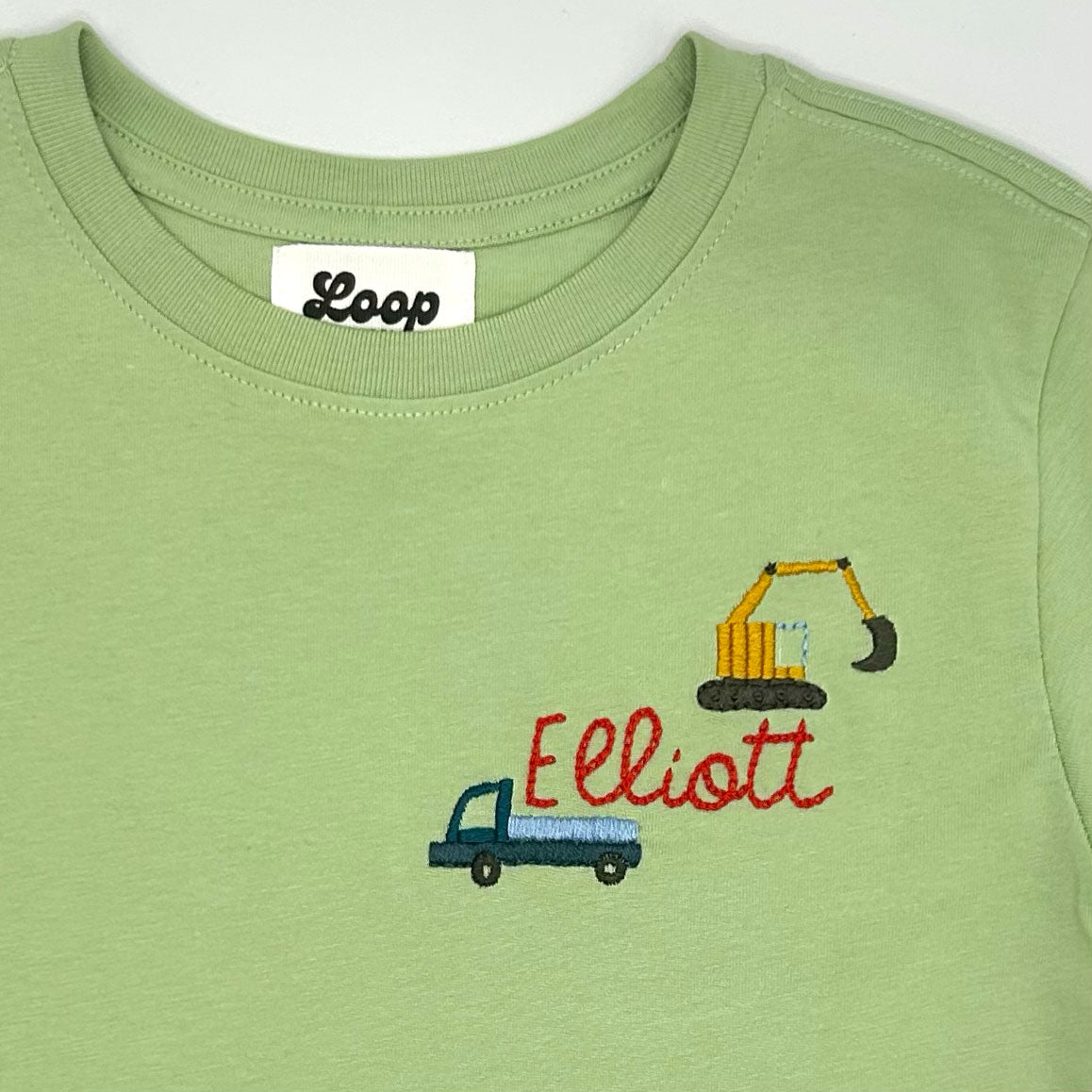 Hand Embroidery Options for Loop Tees