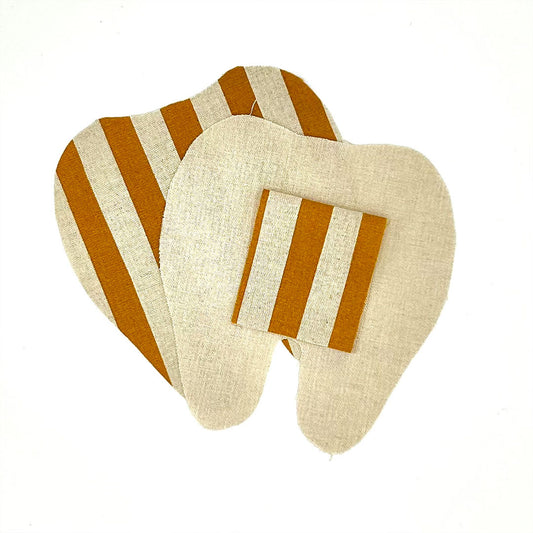 MONOGRAMMED TOOTH PILLOWS