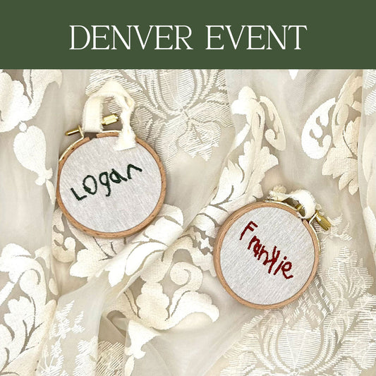 KIDS HANDWRITING HEIRLOOM ORNAMENTS